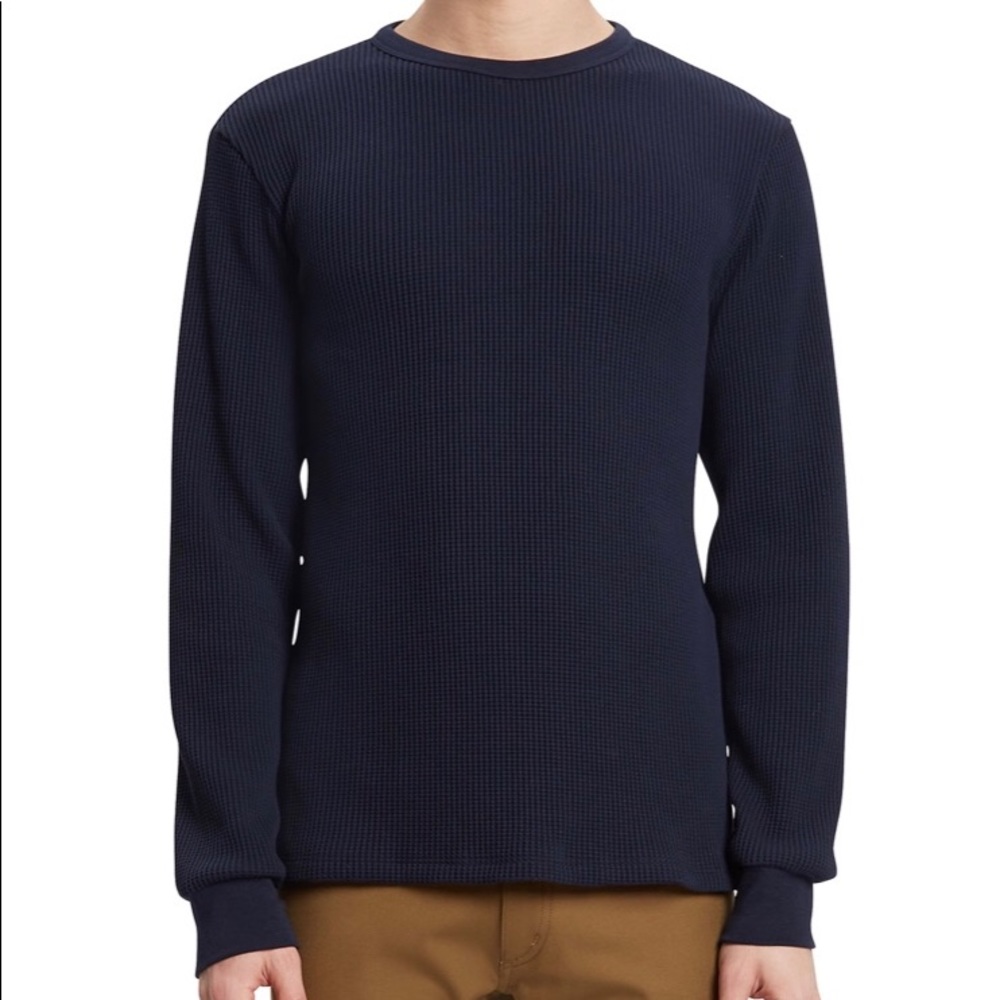 Theory Bound Sweatshirt Organic Waffle Large